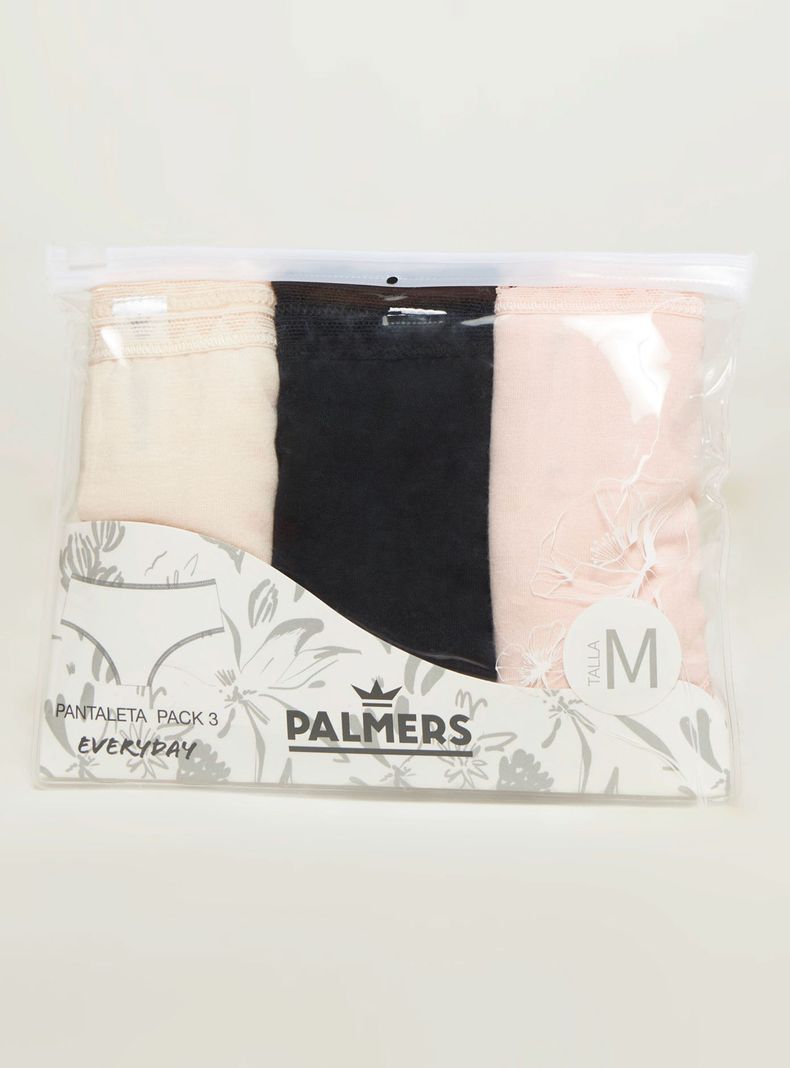 Pack 3 Pantaleta Algodón Orgánico Básico-4