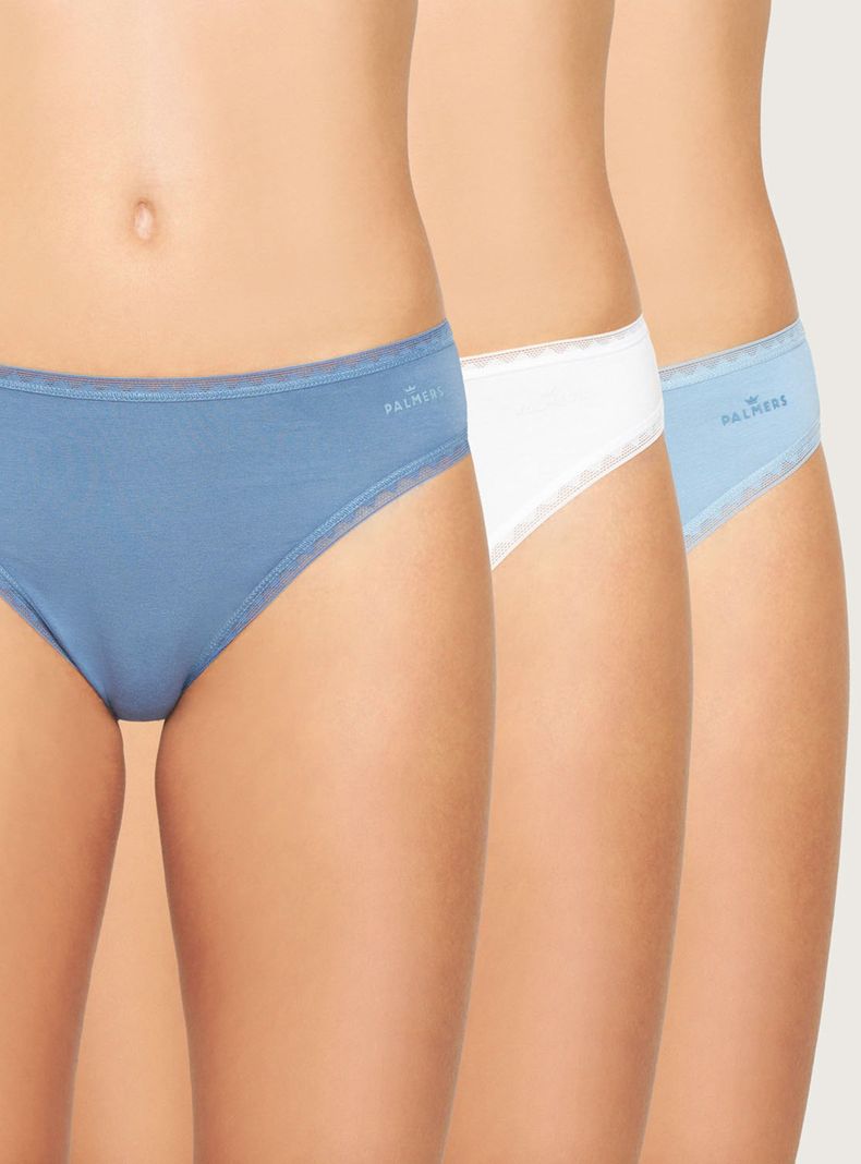 Pack 3 Diseño Bikini Algodón Orgánico-0