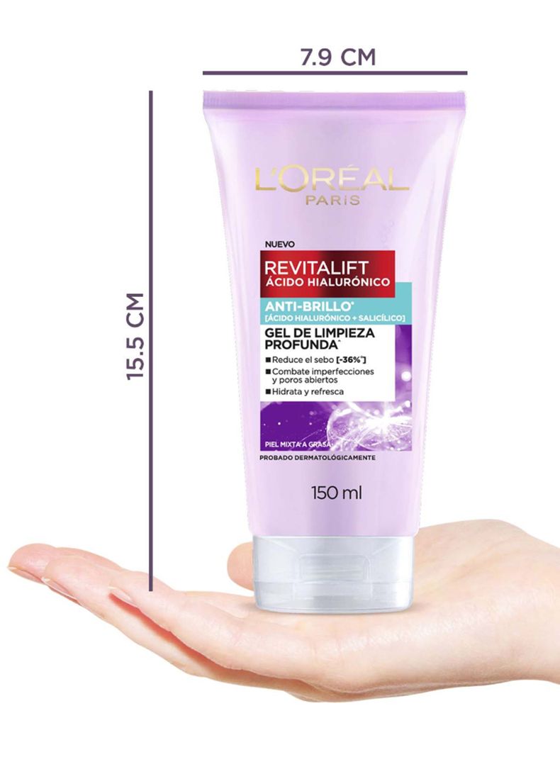 Crema Gel Oil Control Revitalift Ácido Hialurónico 150 ml-1