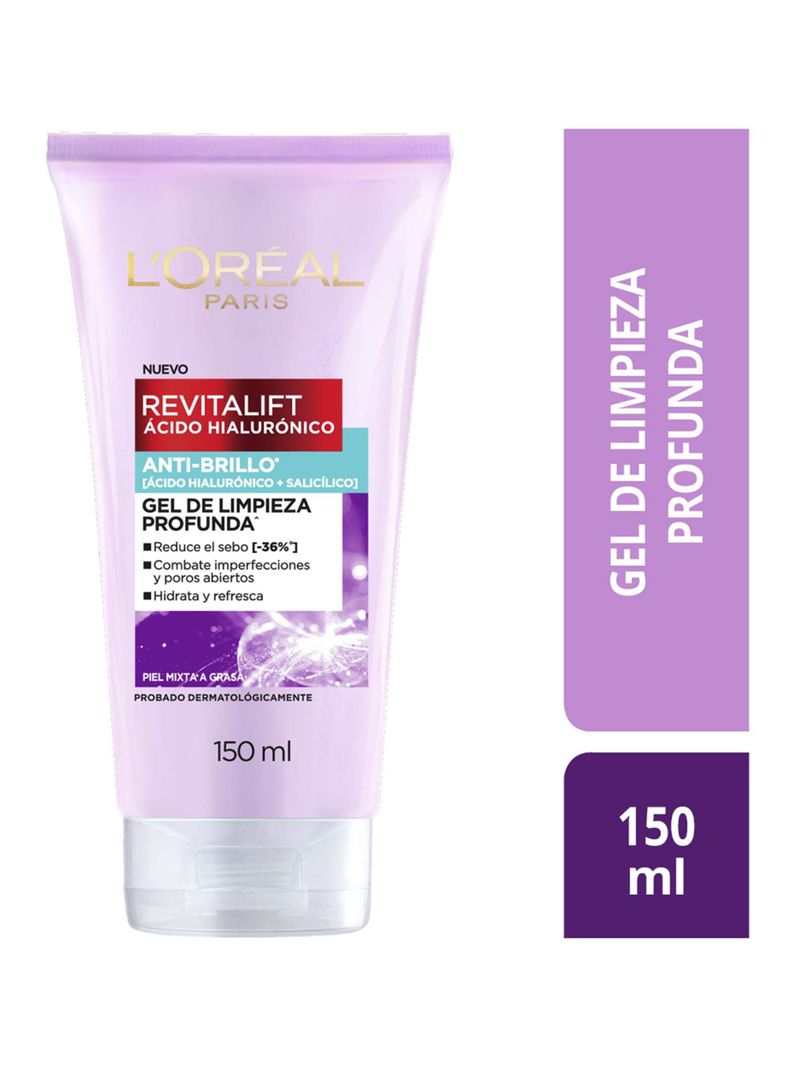 Crema Gel Oil Control Revitalift Ácido Hialurónico 150 ml-0