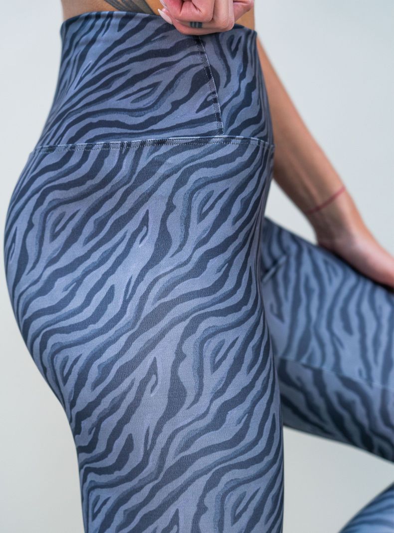 Calza Zebra Black 7/8 Legging-3