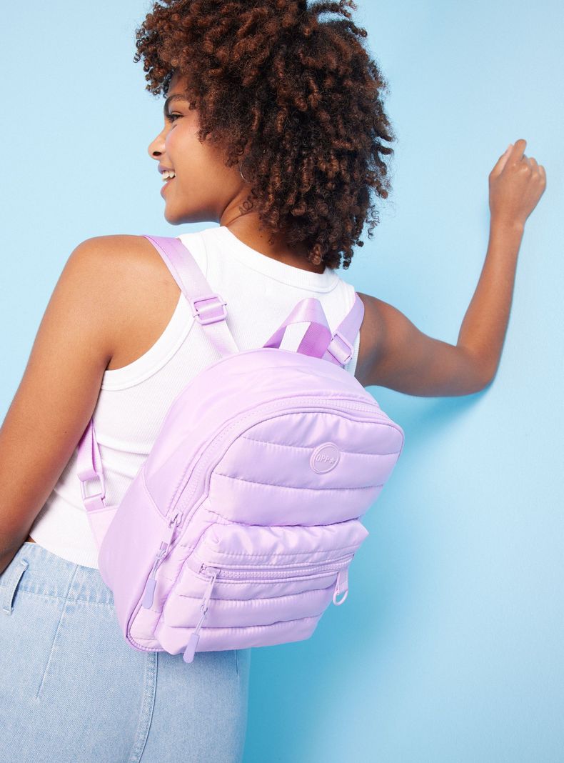 Mochila de Nylon con Quilt