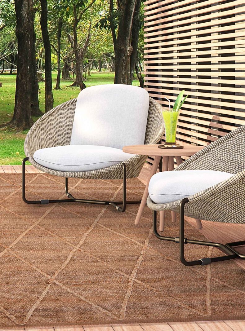 Alfombra 190 x 290 cm Yute Gold D2-4