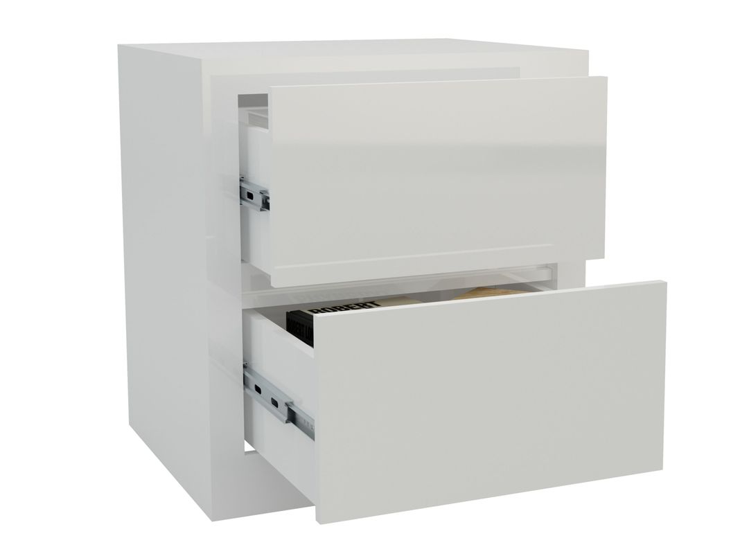 Velador Blanco Brillo 2C-2