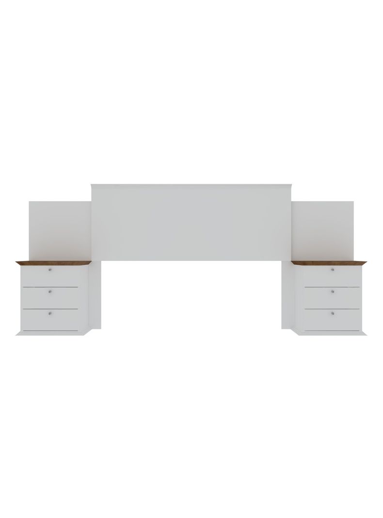 Set Muebles London Amderado: Respaldo 2 Plazas + 2 Veladores-0