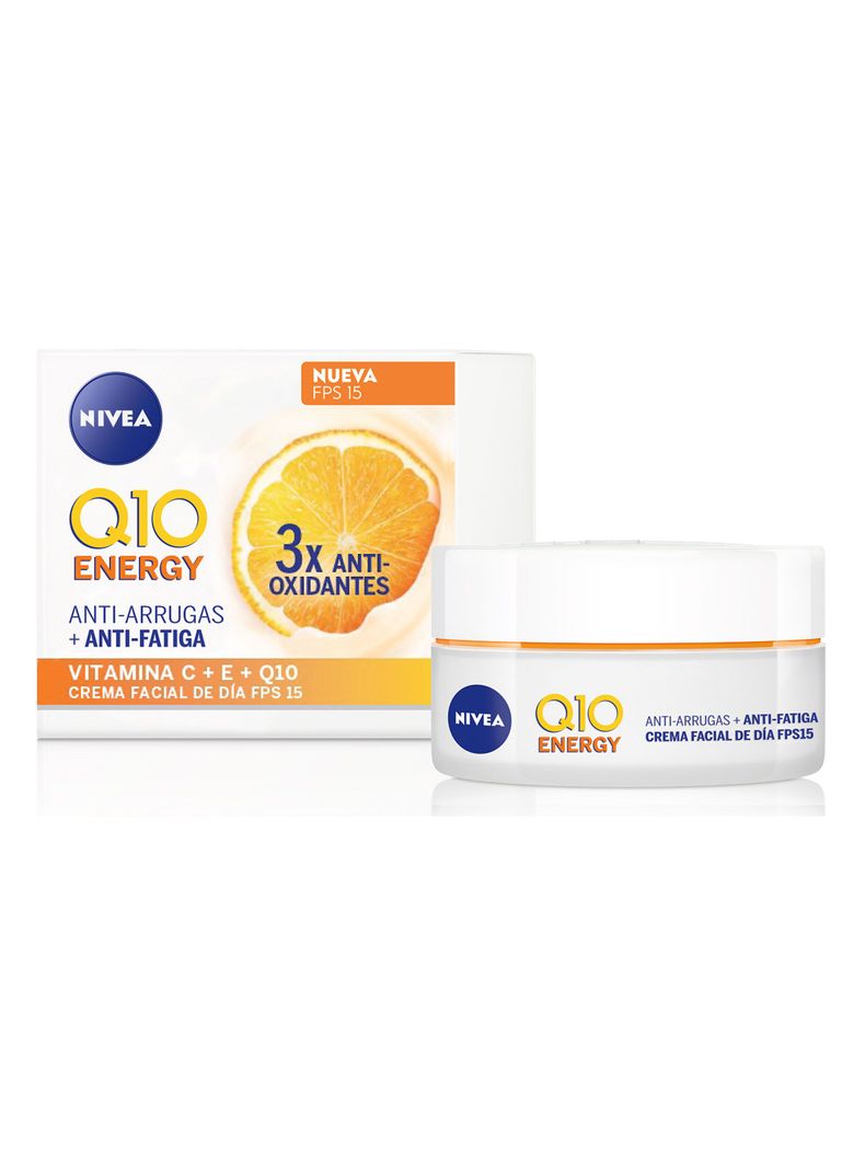Crema Nivea Facial Antiarrugas Q10 + C Día 50 ml-1