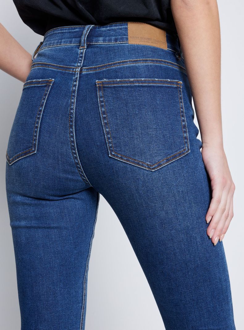 Jeans Skinny Tiro Alto Básico-2