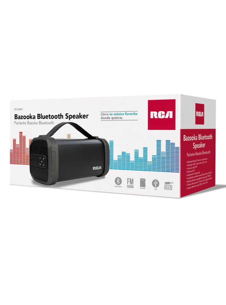 Parlante Portátil RCA PB 300BT Negro-1