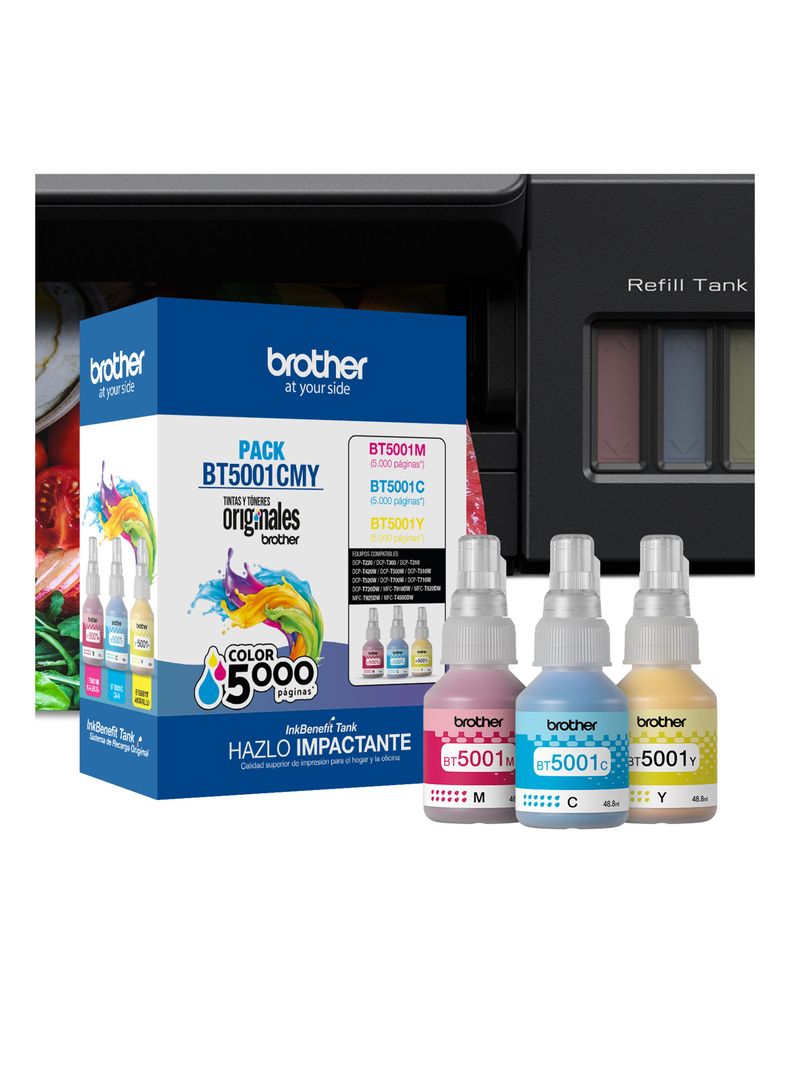 Pack Tintas BT50001CMY 3 Colores-3