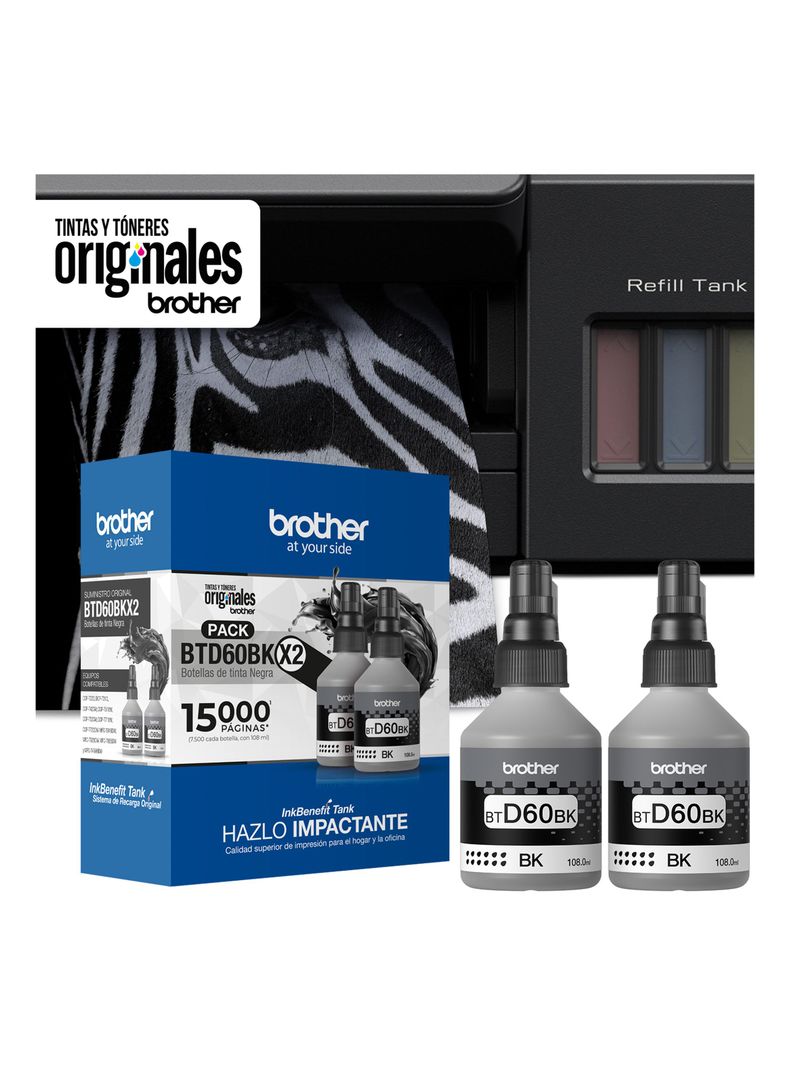 Pack Tintas BTD60BKX2 2 Unidades Negro-1