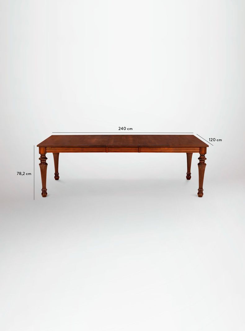 Juego de Comedor Extensible New Carrera 8 Sillas + 2 Sitiales CIC-2