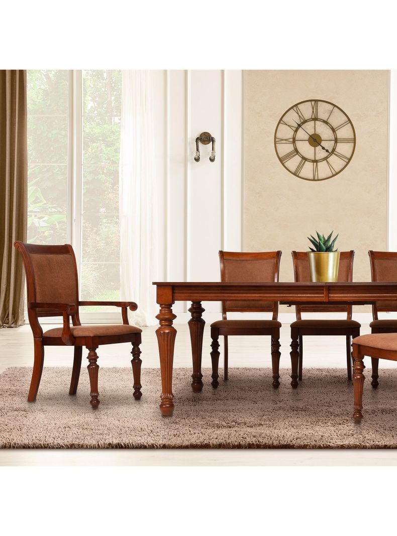 Juego de Comedor Extensible New Carrera 8 Sillas + 2 Sitiales CIC-5