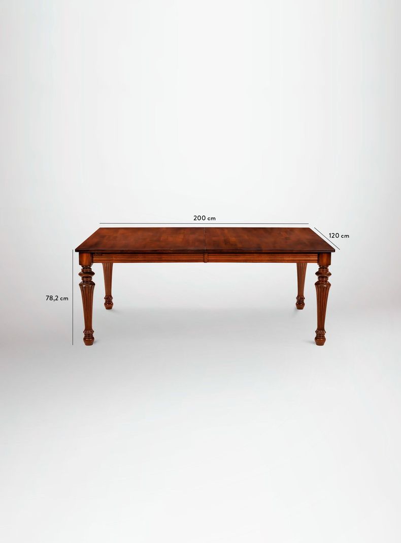 Juego de Comedor Extensible New Carrera 8 Sillas + 2 Sitiales CIC-1