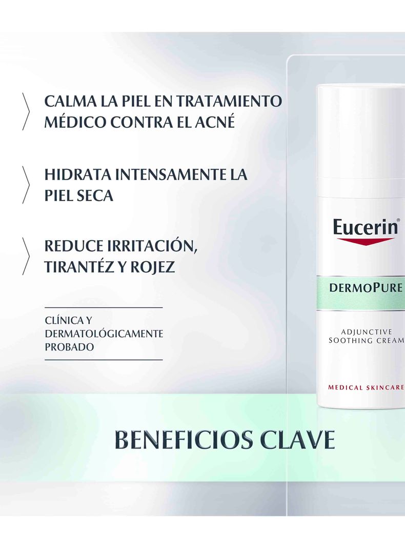 Bálsamo Eucerin Calmante Complementario Dermopure 50 ml-5