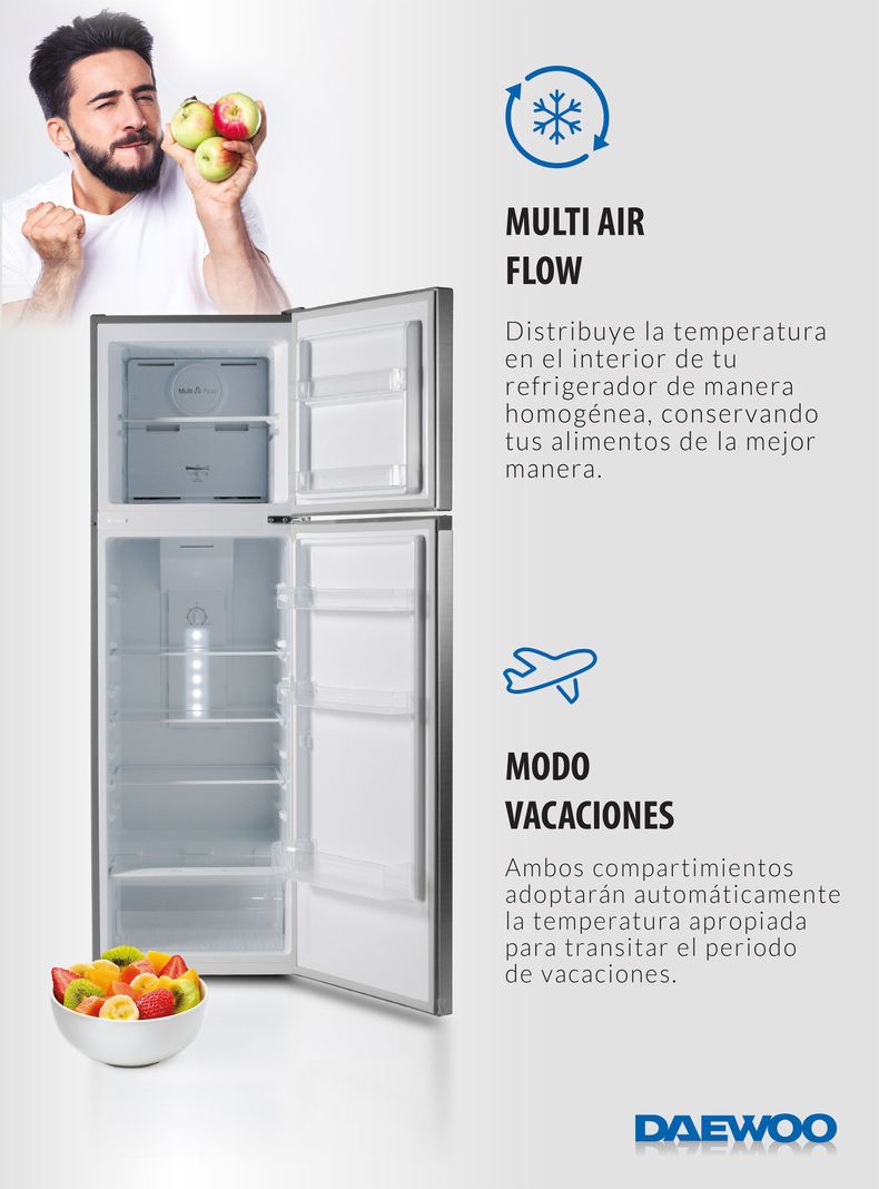 Refrigerador Top Mount No Frost 248 Litros DRVTA265NFNNNCL-5