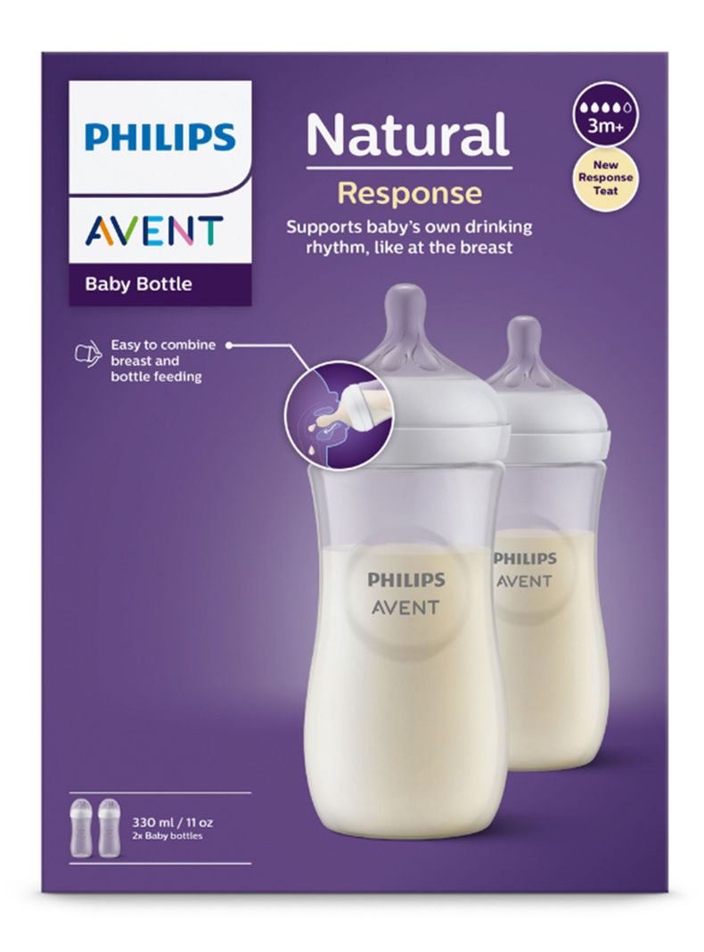 Mamadera Pack 2 Unidades Natural Response 330 ml-2