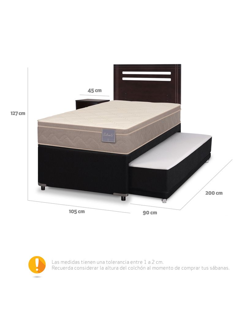 Diván Rilassati 1.5 Plazas + Set Múnich-1
