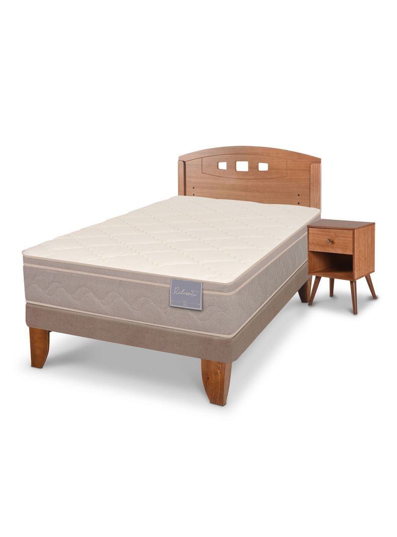 Cama Europea Rilassati 1.5 Plazas + Set Gales-0