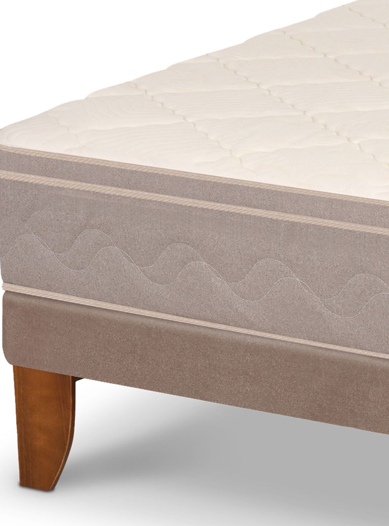 Cama Europea Rilassati 1.5 Plazas + Set Dublín Chocolate-3