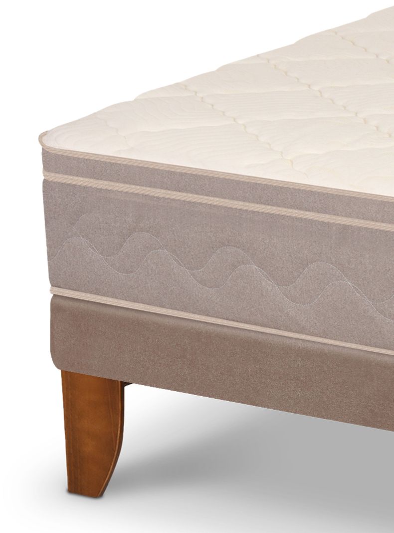Cama Europea Rilassati 1.5 Plazas + Respaldo Torino Chocolate-4