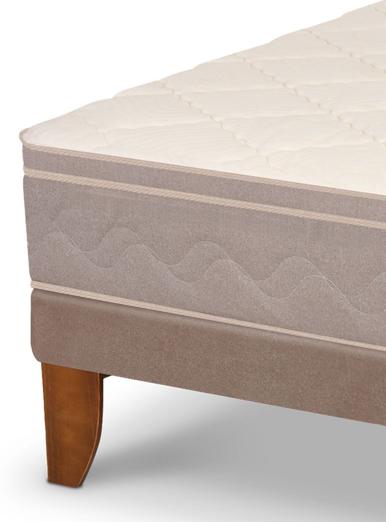 Cama Europea Rilassati 1.5 Plazas + Set Torino Chocolate-4