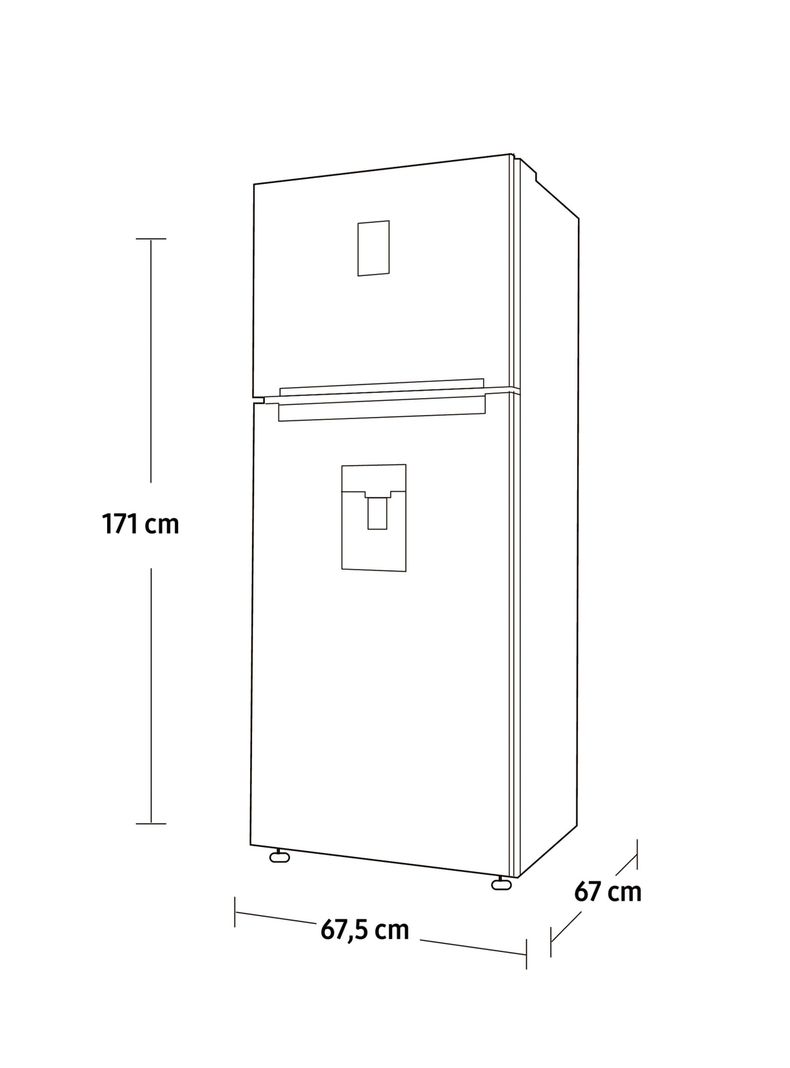 Refrigerador No Frost 368 Litros RT38K5992BS/ZS-5