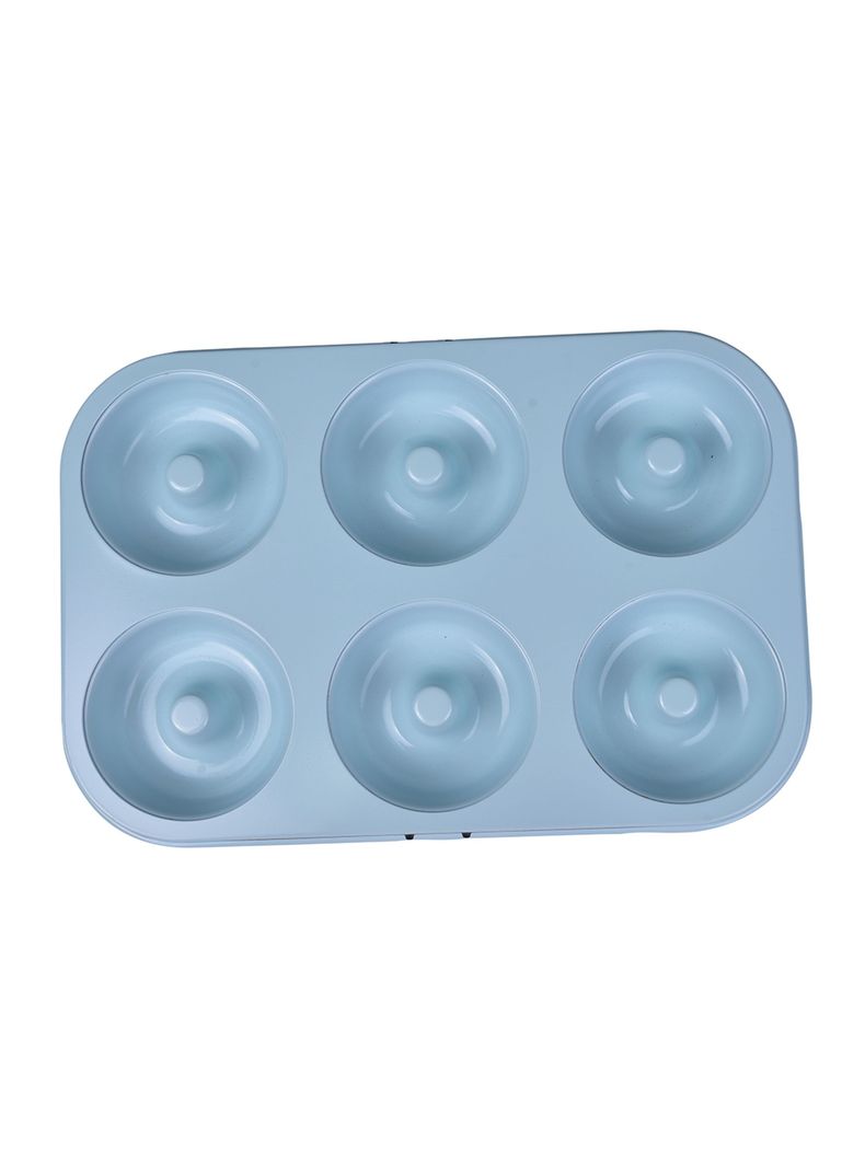Molde 6 Donuts 27 x 18 cm Celeste Magnolia-0