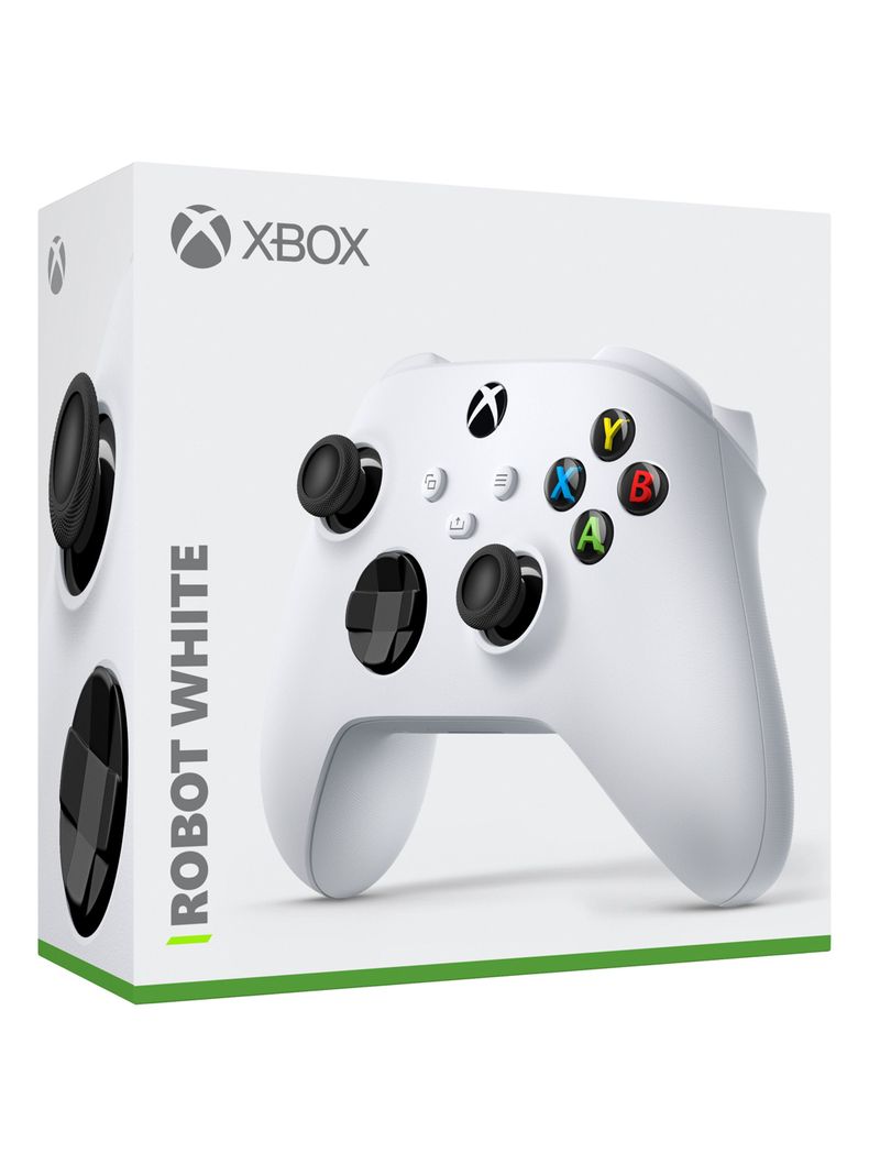 Control Xbox Inalámbrico Robot Blanco-3