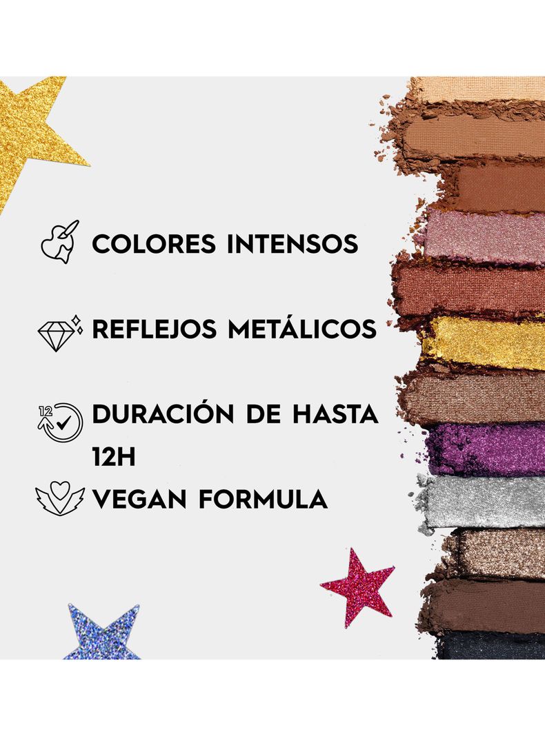 Paleta de sombras Naked Metal Mania-2