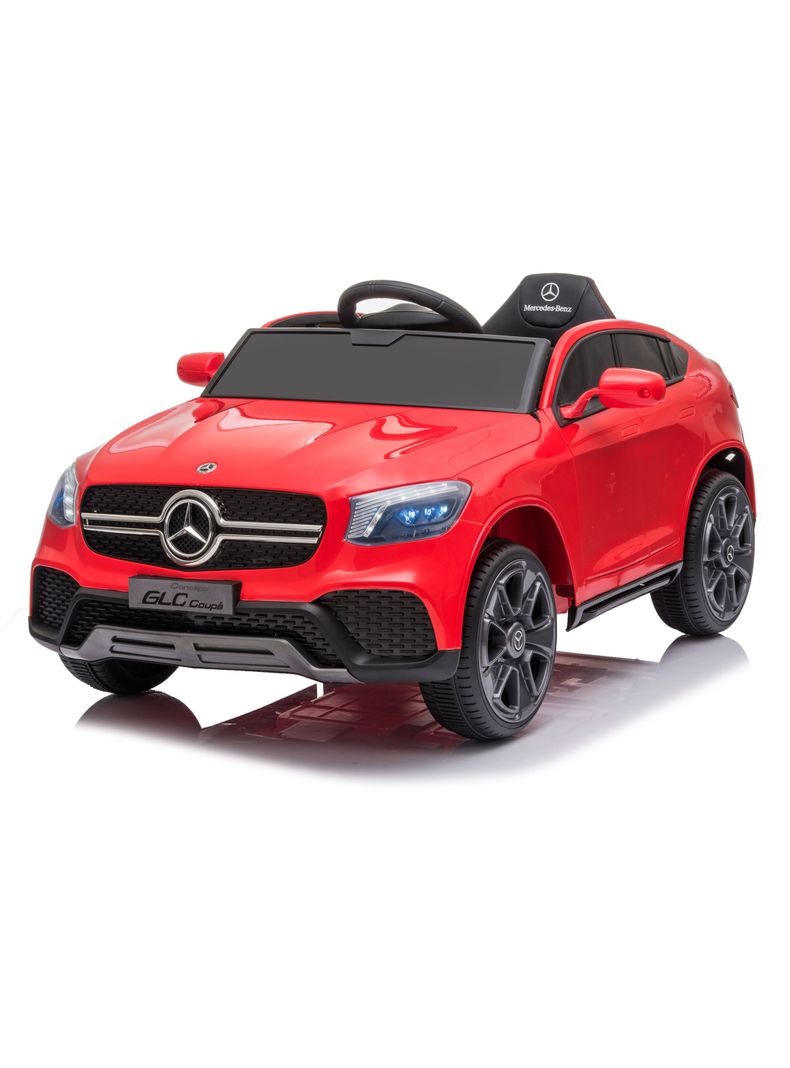Auto a Control Mercedes Coupe Batería 12V Rojo-1