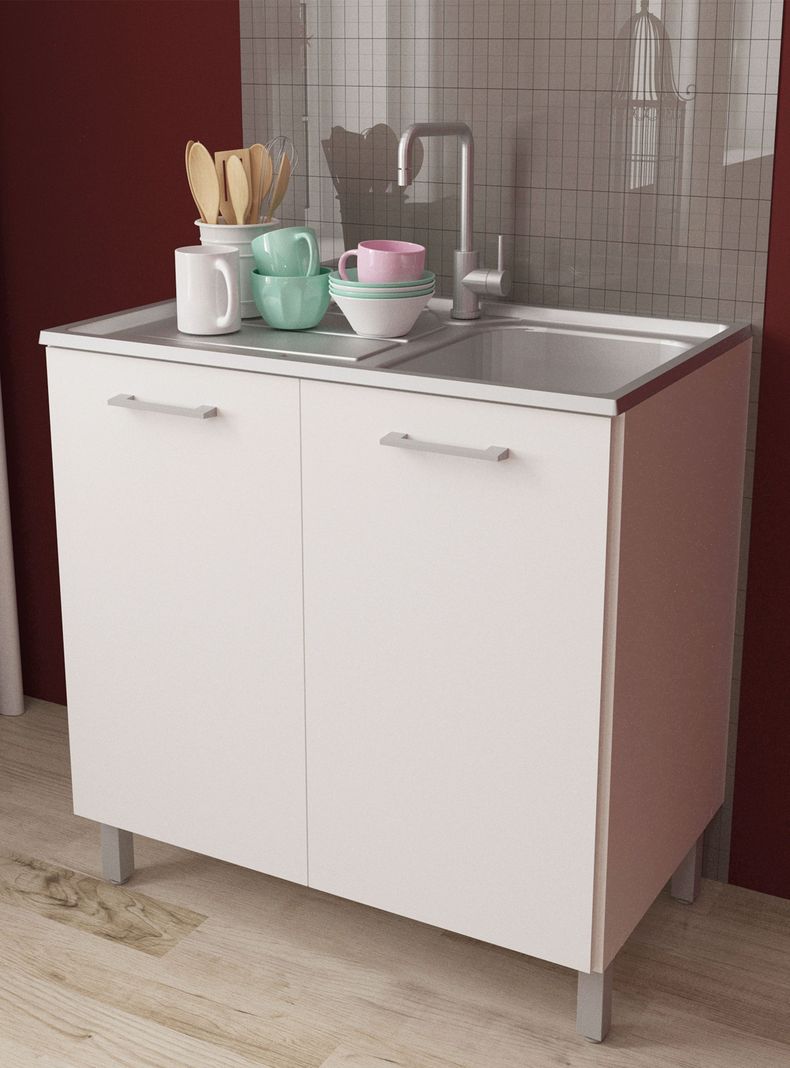 Mueble base para Lavaplatos CZ 2 Puertas-5