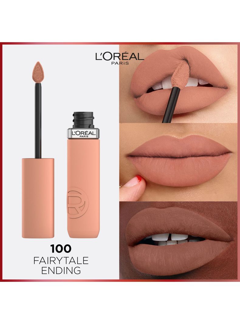 Labial Líquido Infallible Le Matte Resistance 100 Fairytale Ending-3