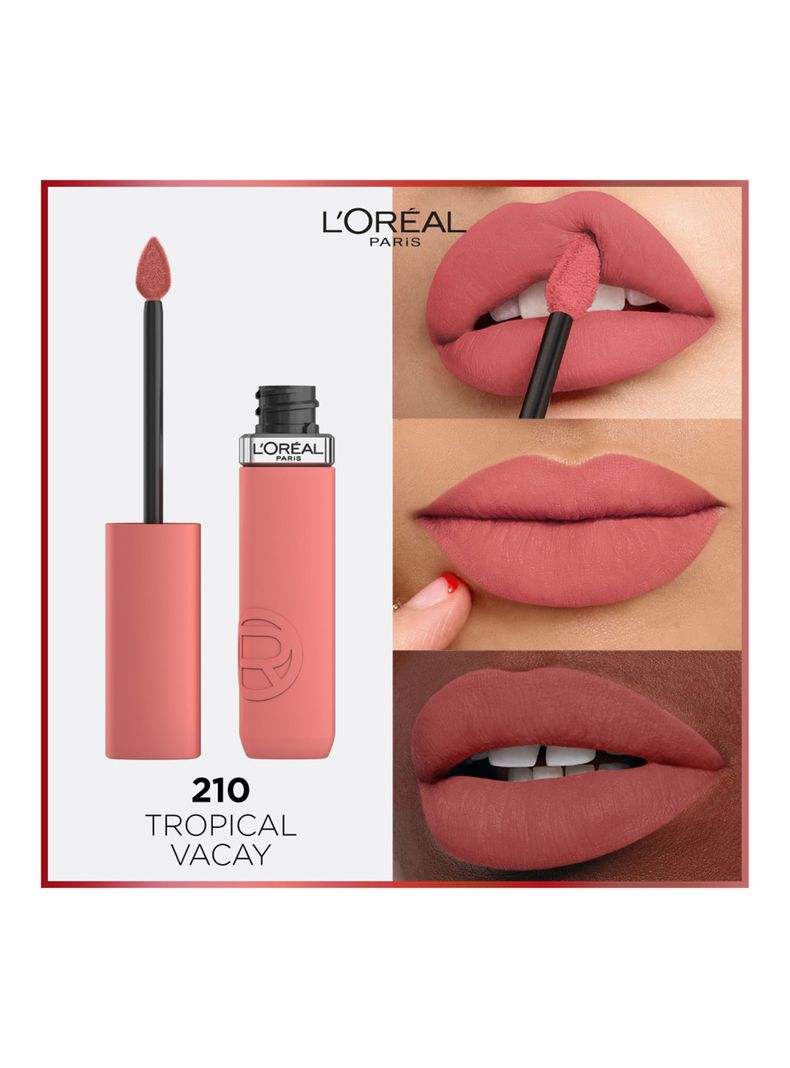 Labial Infal Le Matte 210 Tropical Vacay 5 ml-3