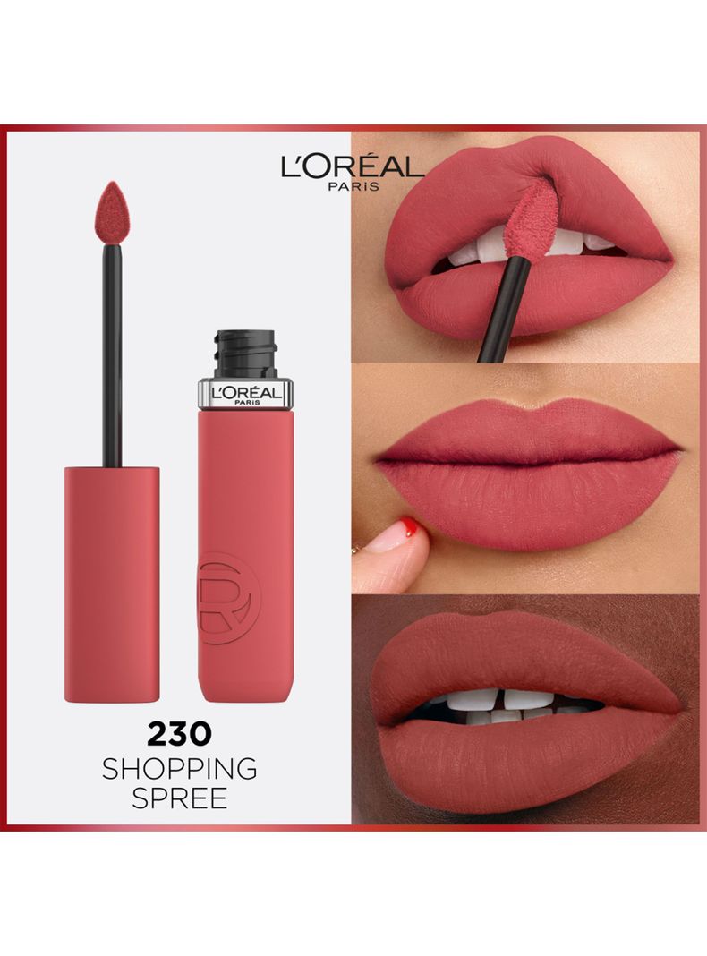 Labial Líquido Infallible Le Matte Resistance 230 Shopping Spree-3
