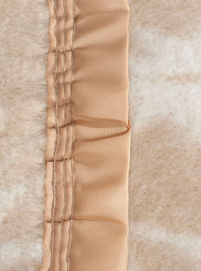 Frazada 1 Plaza 50 Lana Beige-2