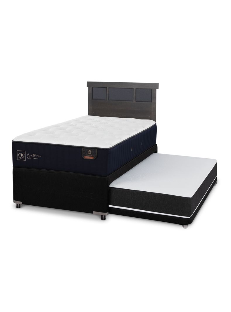 Diván Premium Black 1.5 Plazas + Respaldo Dublín-0
