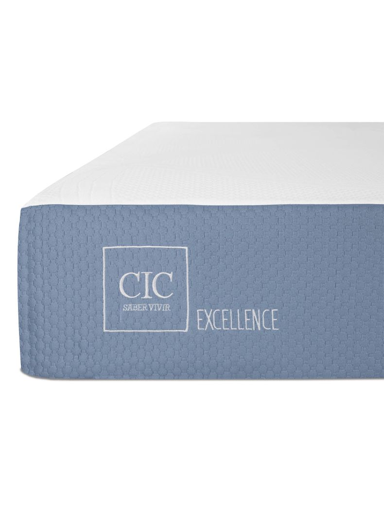 Cama Europea Excellence 1.5 Plazas x190 cm + Respaldo Villarrica-5