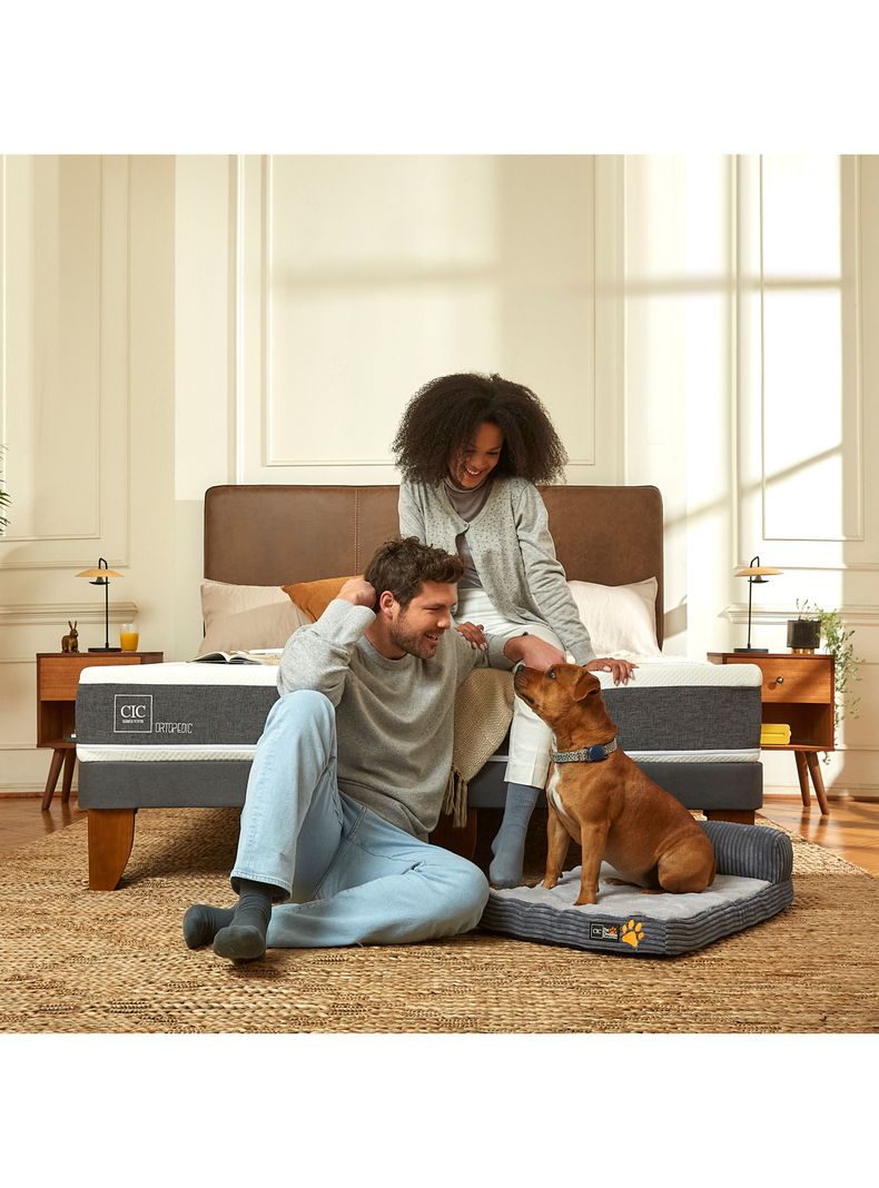 Cama Europea Ortopedic King + Respaldo Villarrica-4