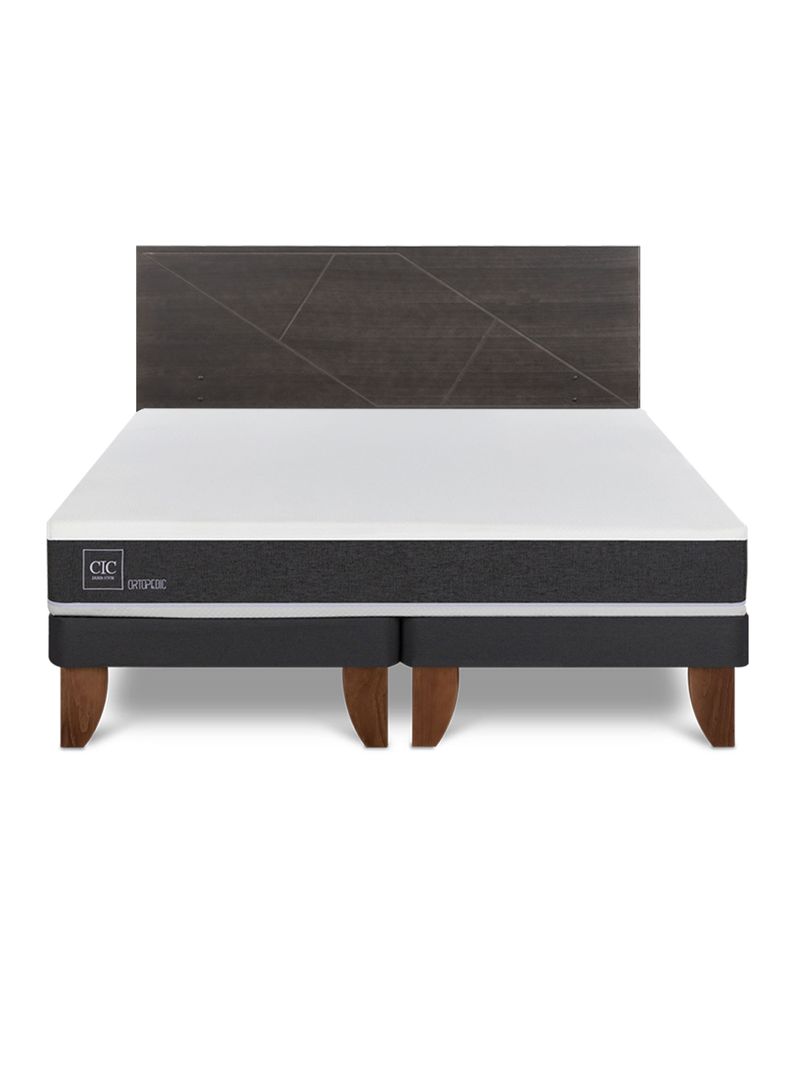 Cama Europea Ortopedic King + Respaldo Villarrica-2