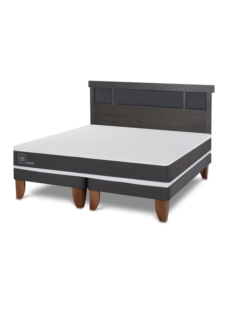 Cama Europea Ortopedic King + Respaldo Dublín-0