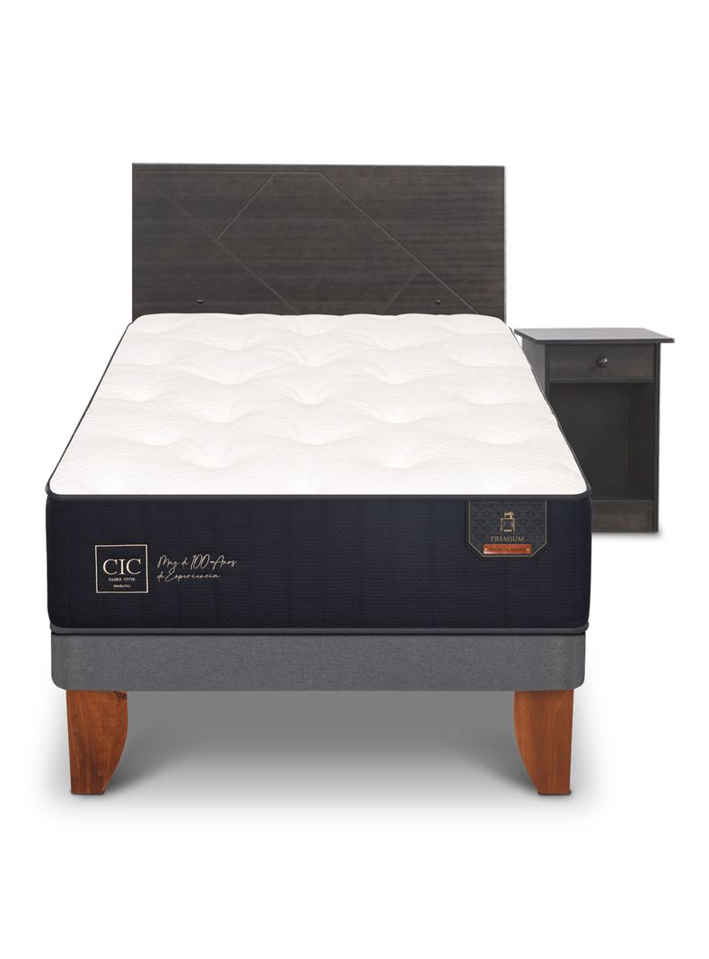 Cama Europea Premium 1.5 Plazas + Set de Muebles Villarrica-2