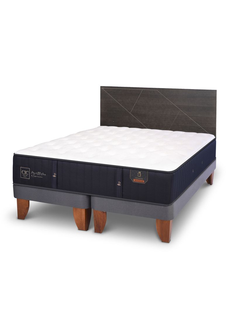 Cama Europea Premium King + Respaldo Villarrica-0