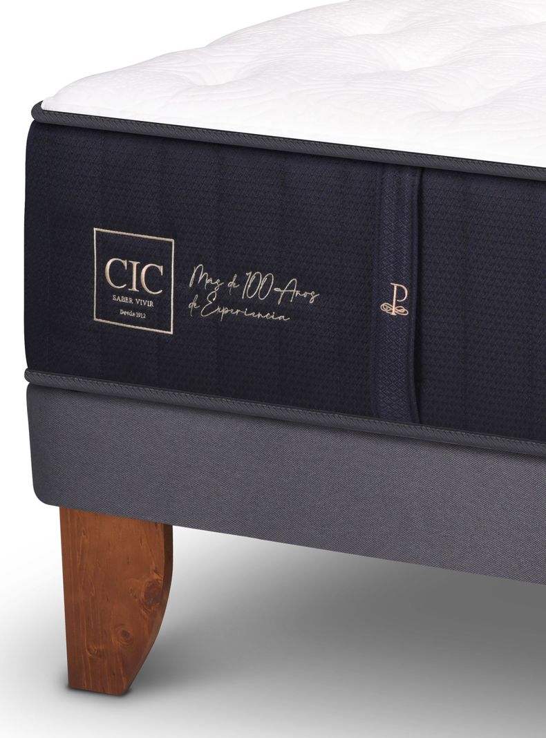Cama Europea Premium King + Respaldo Dublín-3