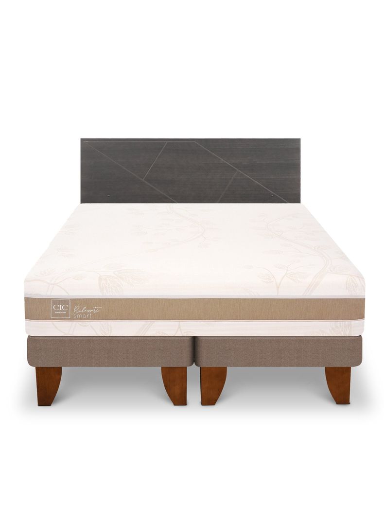 Cama Europea Rilassati Infinity 2 Plazas + Respaldo Villarrica-2