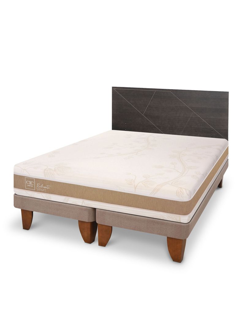 Cama Europea Rilassati Infinity 2 Plazas + Respaldo Villarrica-0