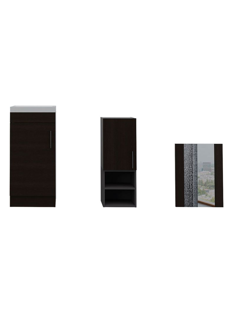 Mueble Lavamanos + Muro + Espejo Madrid-1