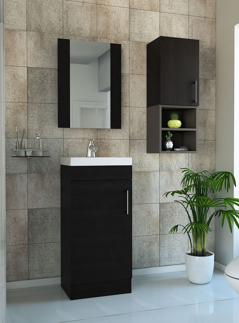 Mueble Lavamanos + Muro + Espejo Madrid-0