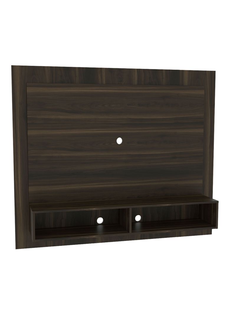Combo The Wall 1A Panel Tv 55 + Repisa Habano Aglomerado-0