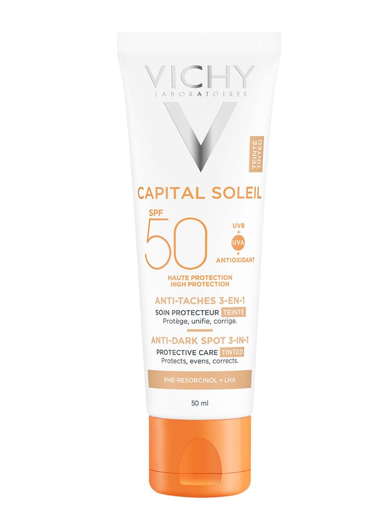 Bloqueador Vichy Solar Ideal Soleil Anti-Manchas FPS 50-0