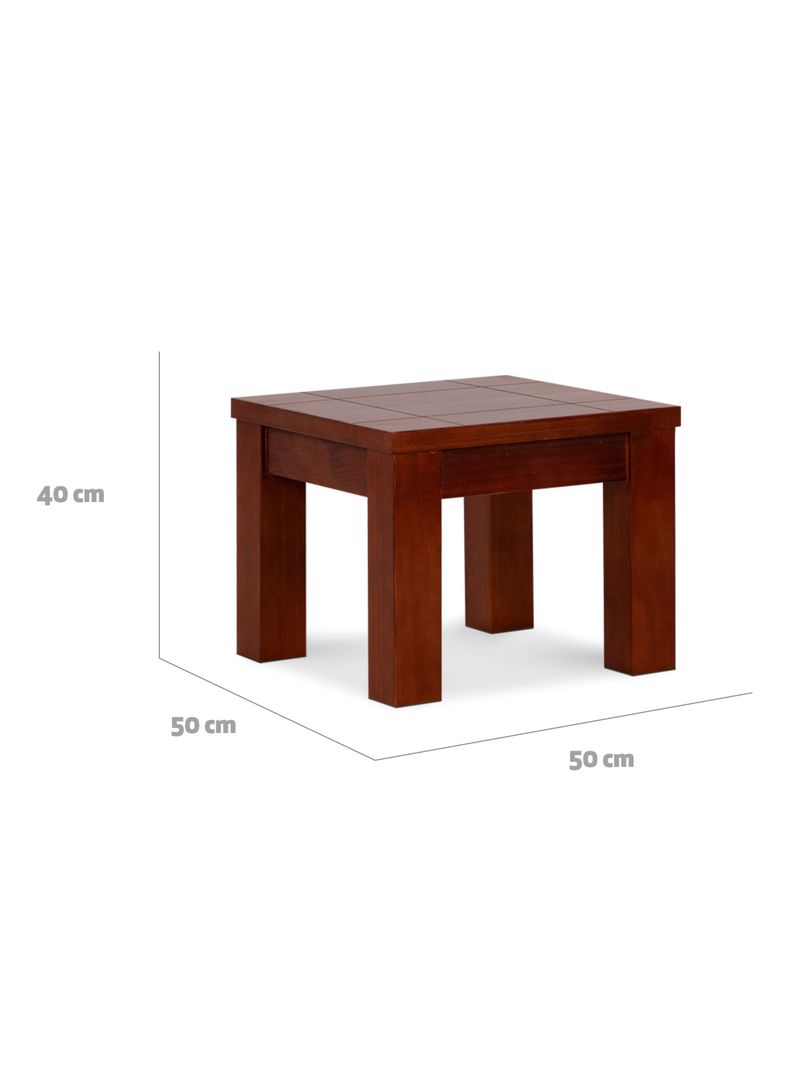 Mesa Lateral Ñuble 50x50 cm Caramelo-1